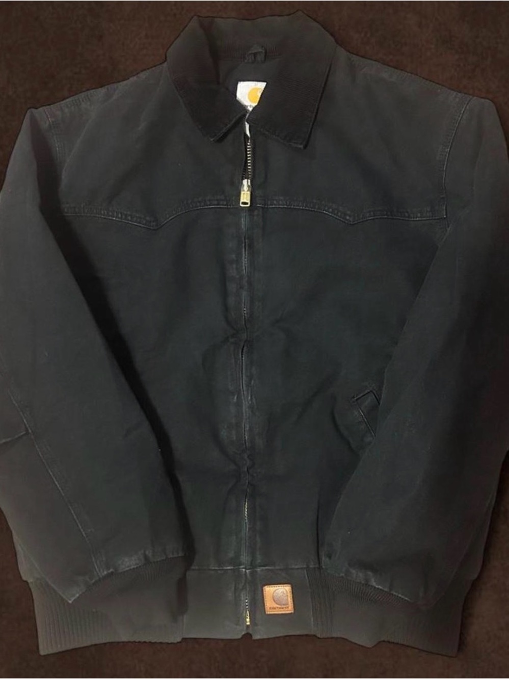 Vintage 2000s black Carhartt sante fe jacket J14 BLK